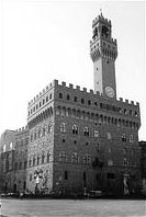 Der Palazzo Vecchio in Florenz